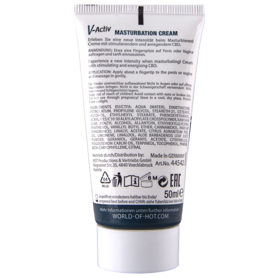 HOT - MASTURBATIONSCREME MIT CBD UNISEX 100ML
