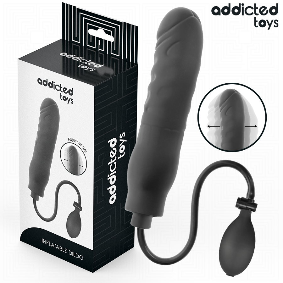 Addicted Toys Aufblasbarer Dildo Modell 3 – Silikon, anpassbar