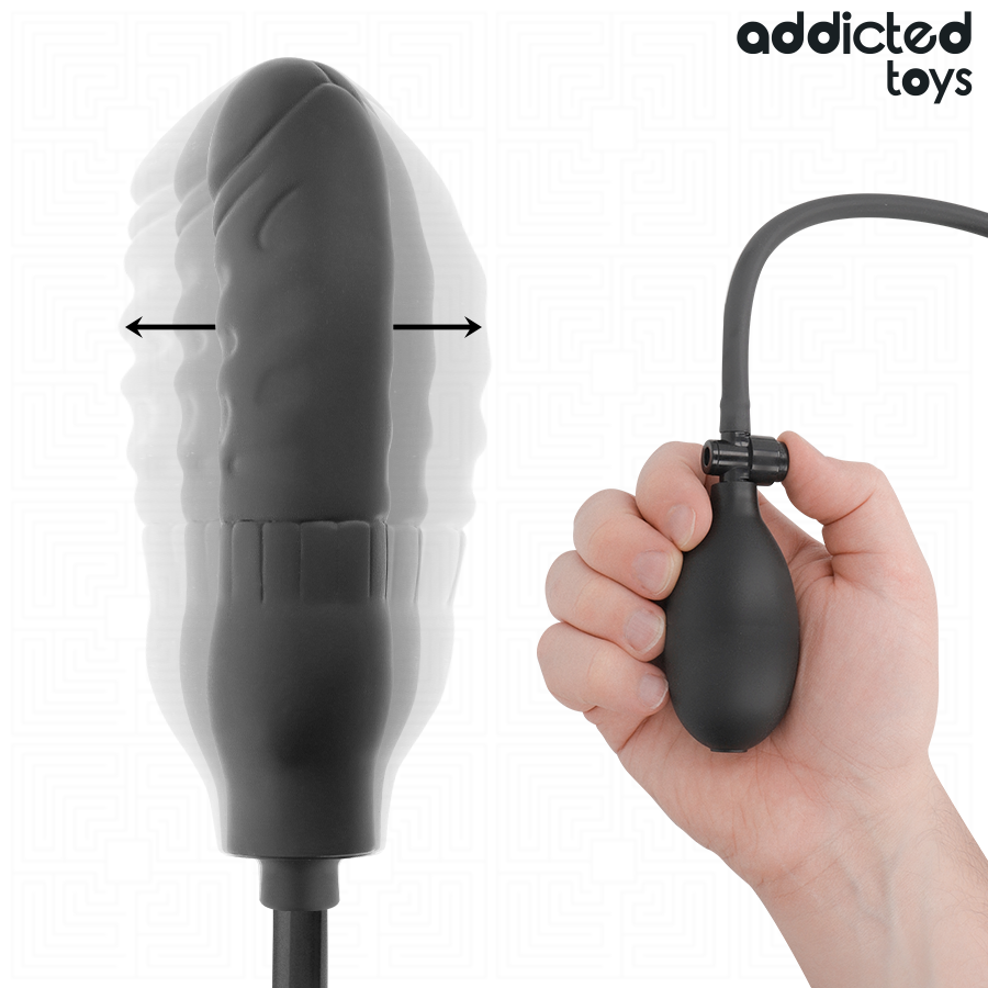 Addicted Toys Aufblasbarer Dildo Modell 3 – Silikon, anpassbar