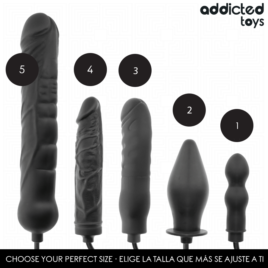 Addicted Toys Aufblasbarer Dildo Modell 4 – Silikon, P-Spot