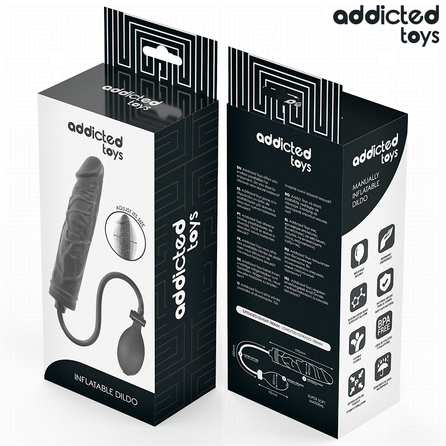 Addicted Toys Aufblasbarer Dildo Modell 4 – Silikon, P-Spot