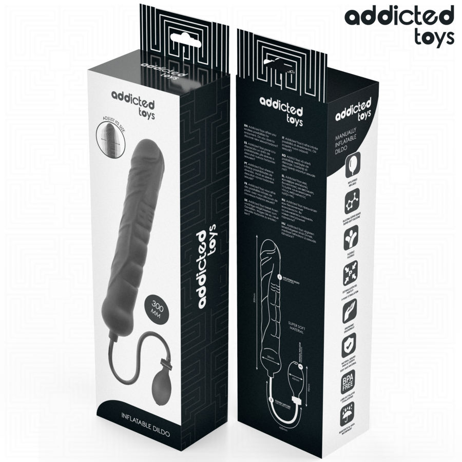 Addicted Toys Aufblasbarer Dildo XL Modell 5 – Silikon, G-Spot