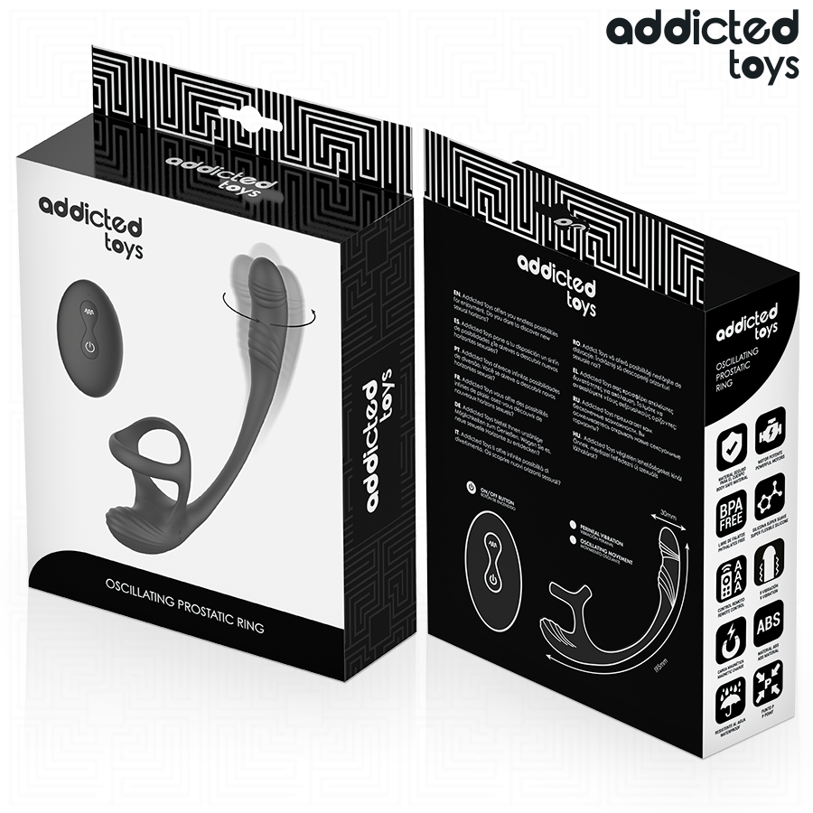 Addicted Toys Analplug – Vibration, 360 Wellung & Hodenstimulation