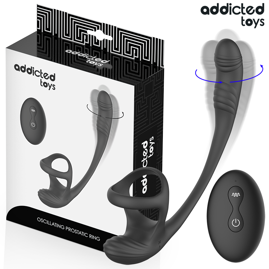 Addicted Toys Analplug – Vibration, 360 Wellung & Hodenstimulation