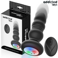 Addicted Toys Rotierender Analplug – LED, Vibration & FB