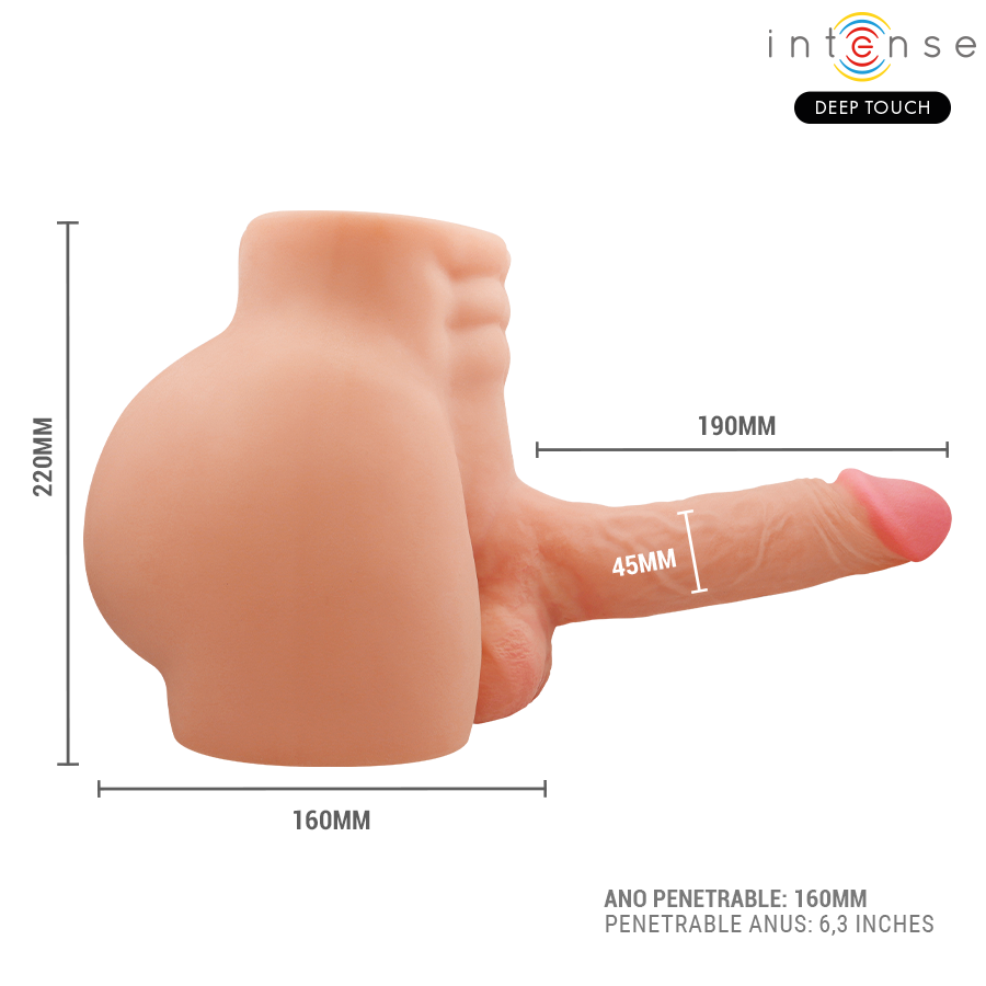 Intense Deep Touch Richie – Torso mit Anus & Dildo