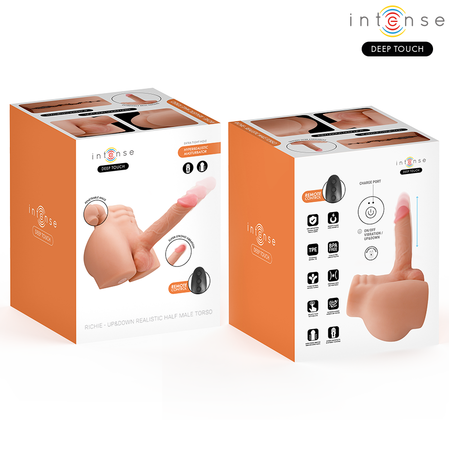 Intense Deep Touch Richie – Torso mit Anus & Dildo