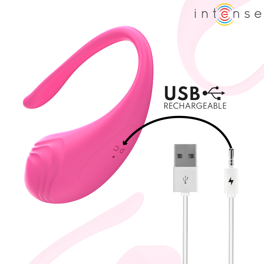Intense Olivia Vibrations-Ei – Fernbedienung, Pink