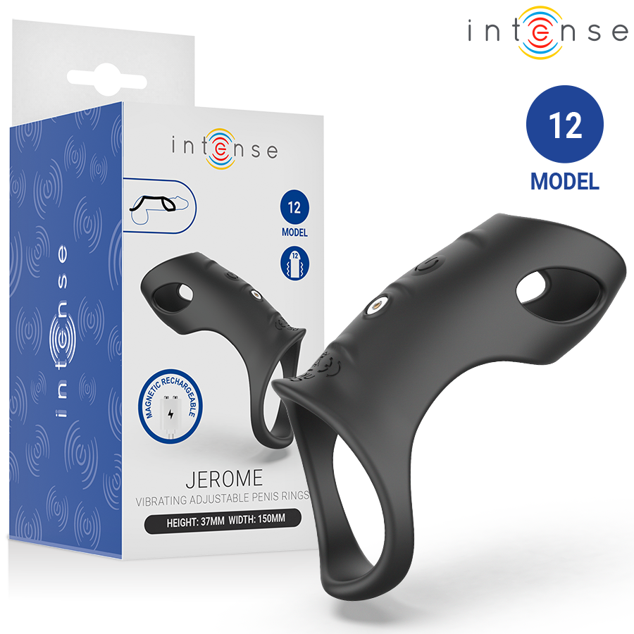 Intense Jerome – Vibrierender Penisring Modell 12, verstellbar