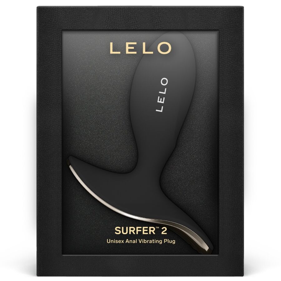 LELO Surfer 2 Unisex Analvibrationsplug – Schwarz