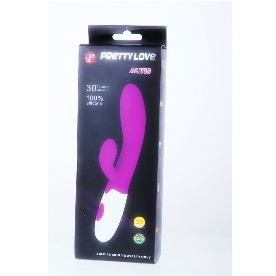 High Tech Pretty Love - Flirtation Alvis Vibrator mit Klitoris-Stim...