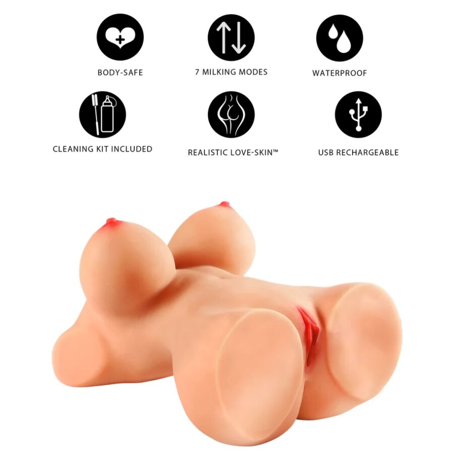 Hidden Desire Geiler Melking-Torso – Weiblicher Masturbator
