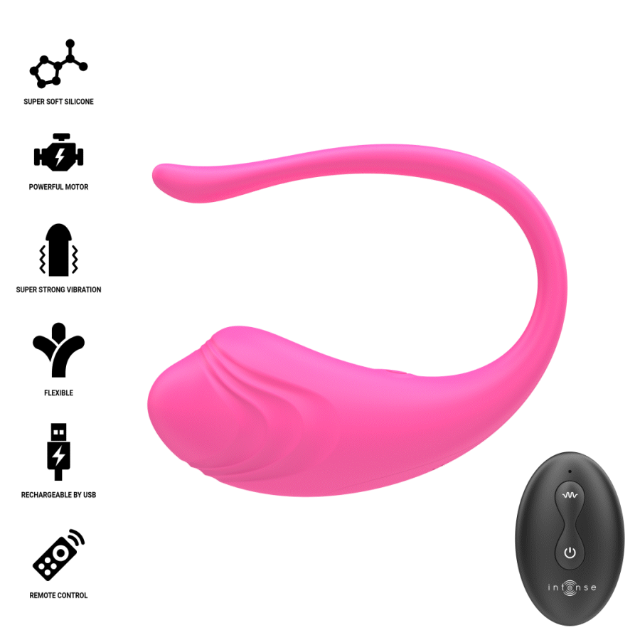 Intense Olivia Vibrations-Ei – Fernbedienung, Pink
