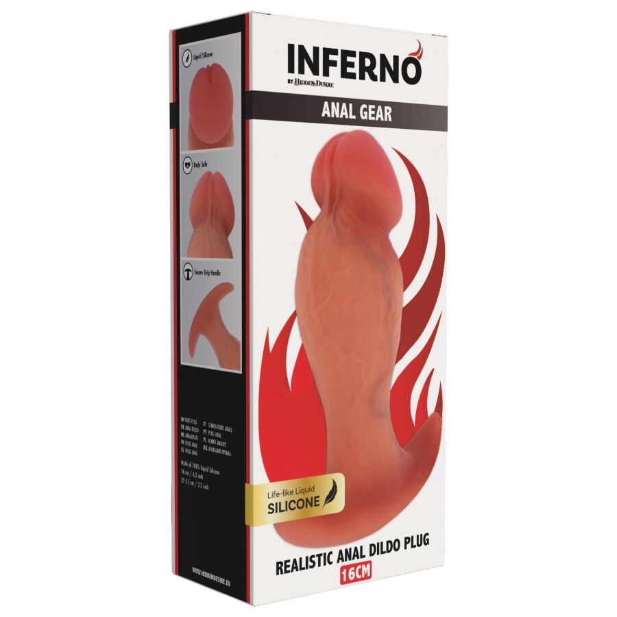 Hidden Desire Inferno Realist. Analpropfen – 16 cm