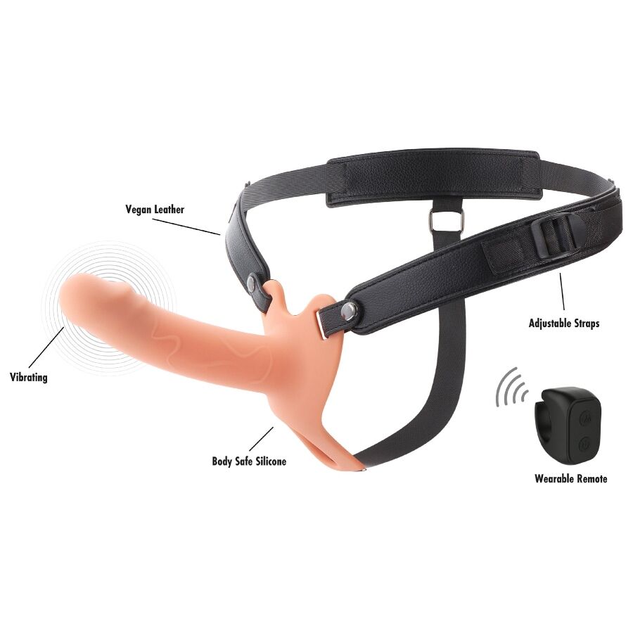 Hidden Desire Inferno Vibrierender Strap-On Penissleeve