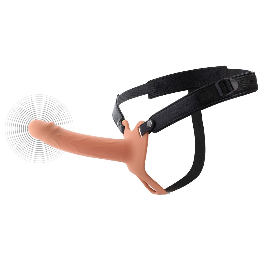 Hidden Desire Inferno Vibrierender Strap-On Penissleeve (2)
