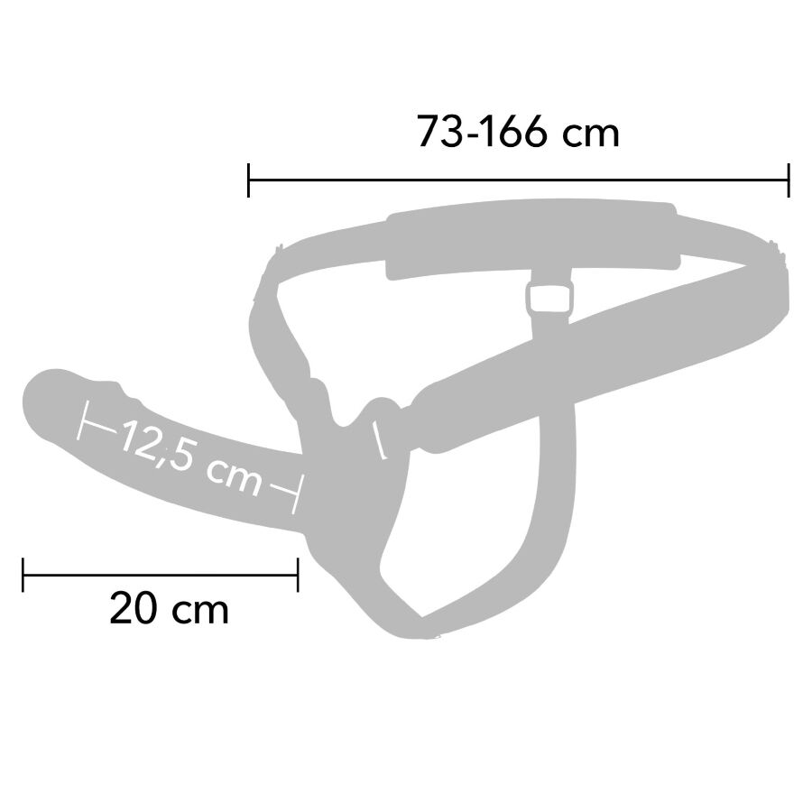 Hidden Desire Inferno Strap-On Penissleeve – 20 cm