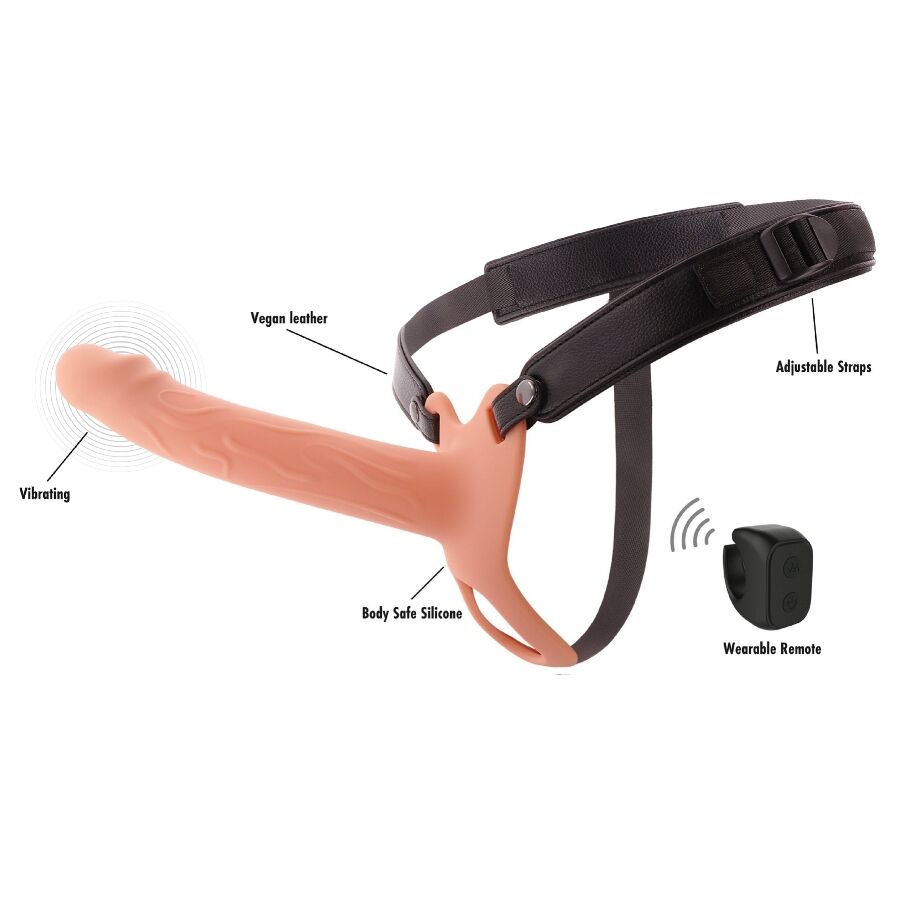Hidden Desire Inferno Vibrierender Strap-On Penissleeve (3)