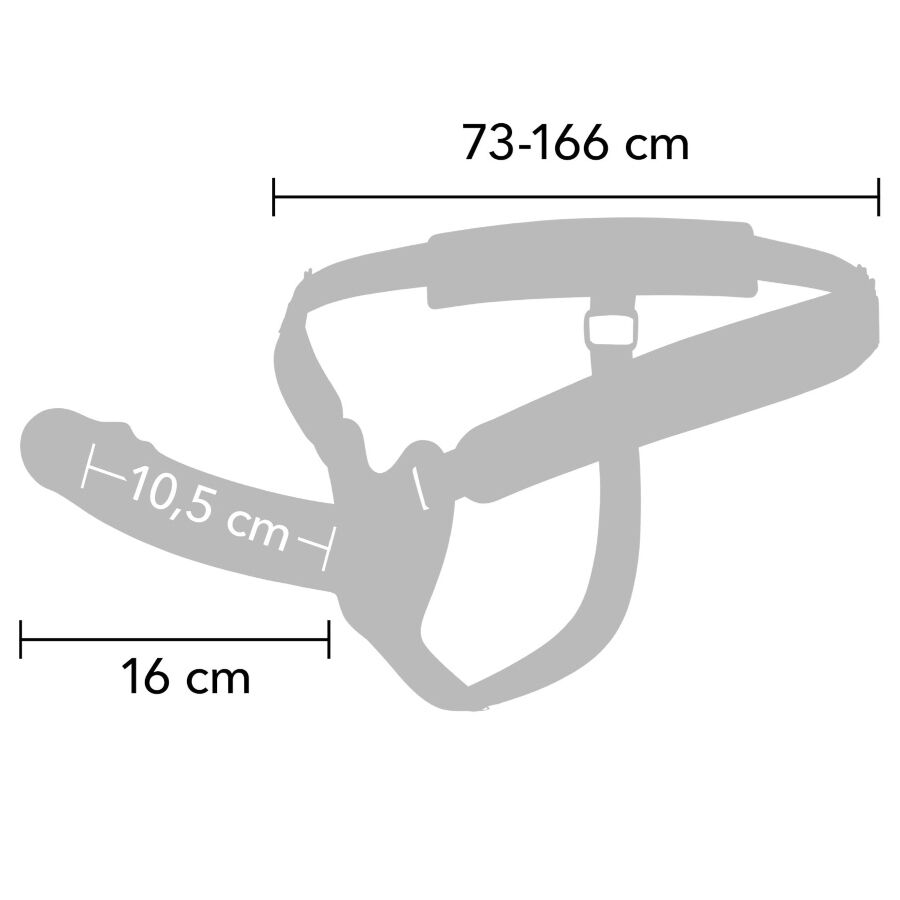 Hidden Desire Inferno Strap-On Penissleeve – 16 cm