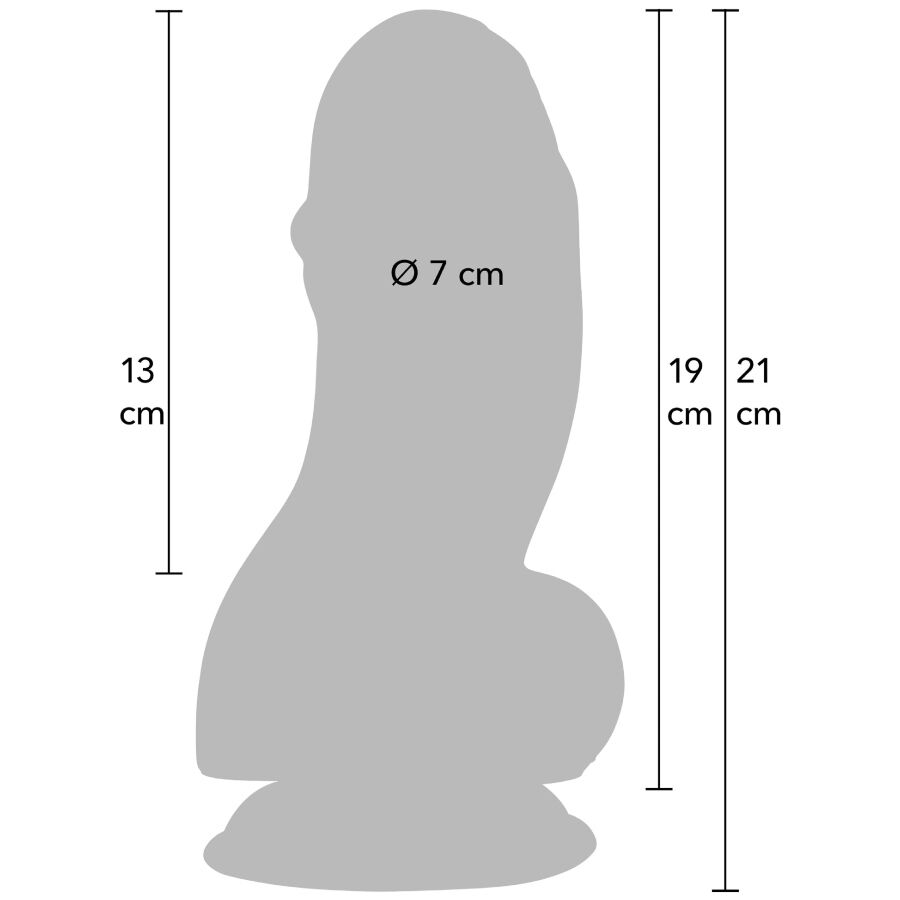 Hidden Desire Inferno Fat Boys Dildo – 19 cm