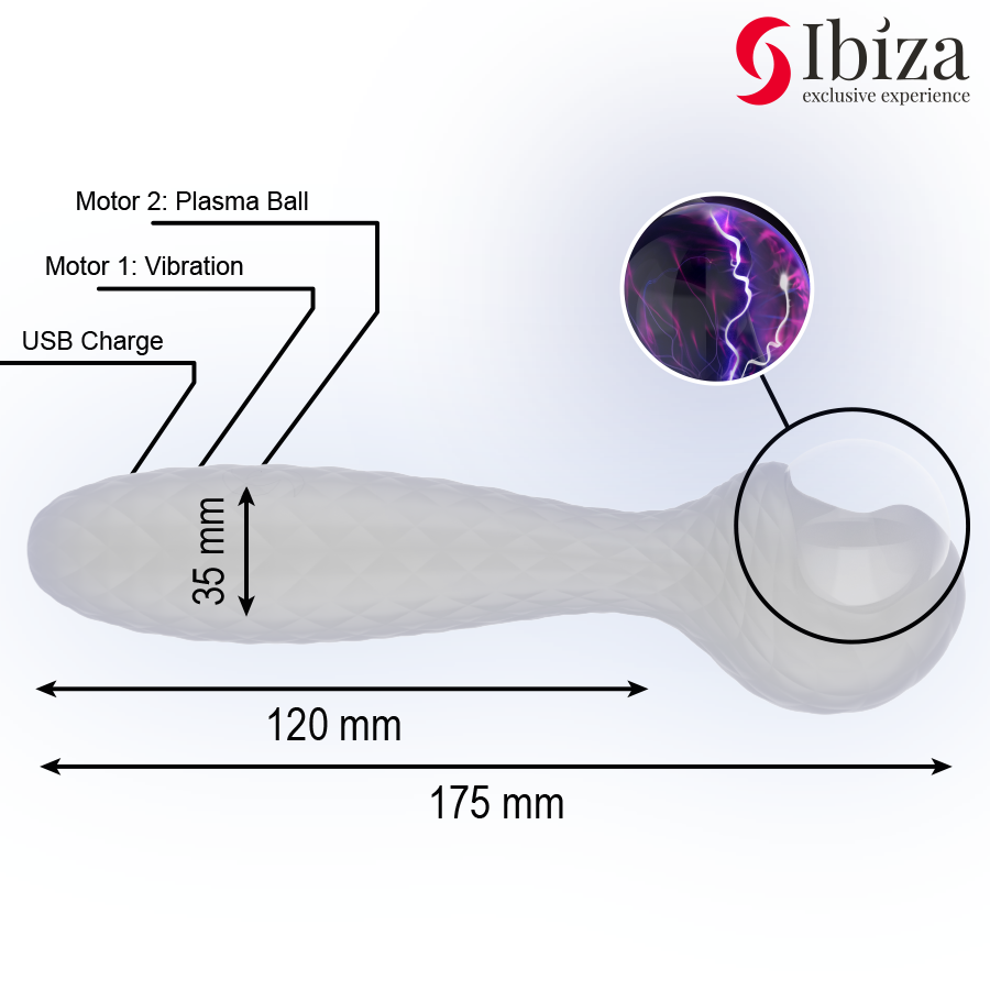 Ibiza Plasma Sphere – Vibrator & Klitorisstimulator