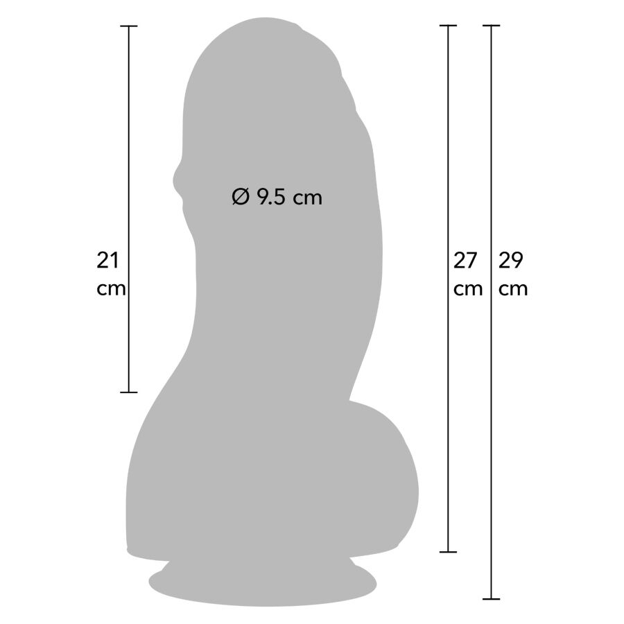 Hidden Desire Inferno Fat Boys Dildo – 27 cm