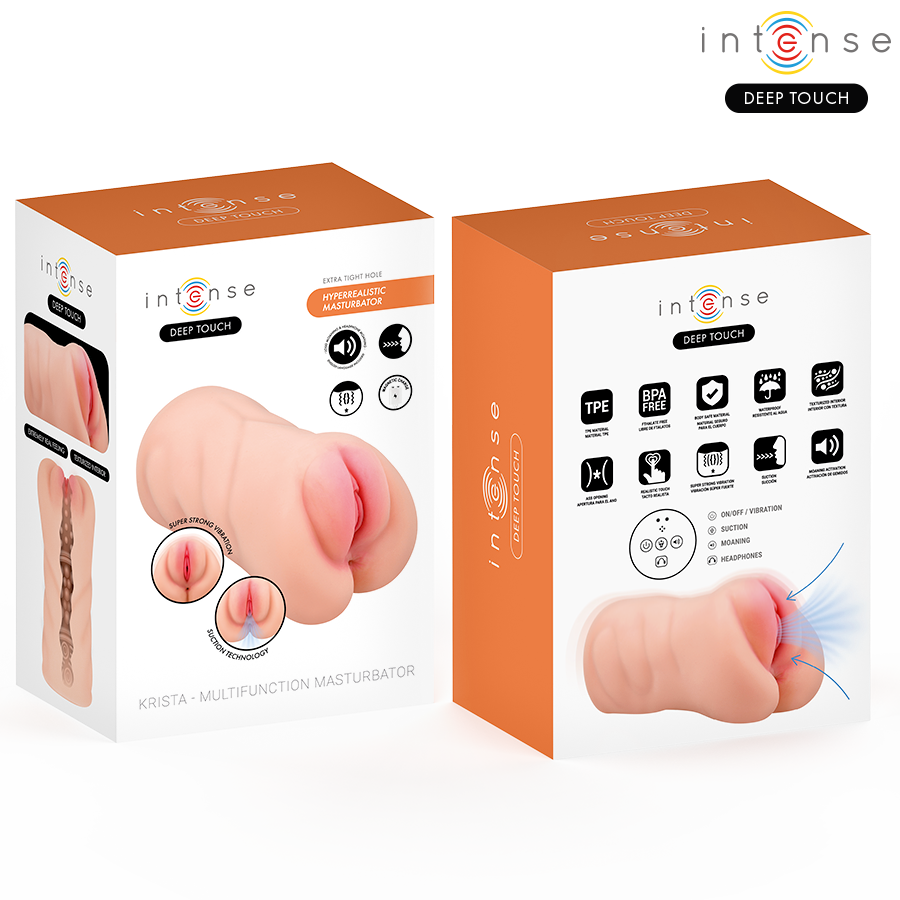 Intense Deep Touch Krista – Vaginal-Masturbator, Saug & Vibration