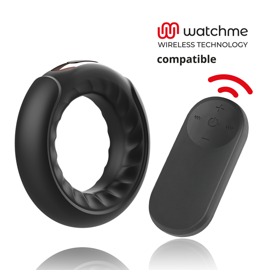 Anbiguo Adriano Vibrationsring + WatchMe-Fernbedienung