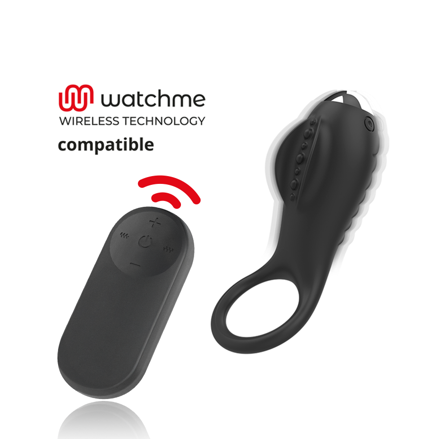 Brilly Glam Alan Vibrationsring mit WatchMe-Fernbedienung