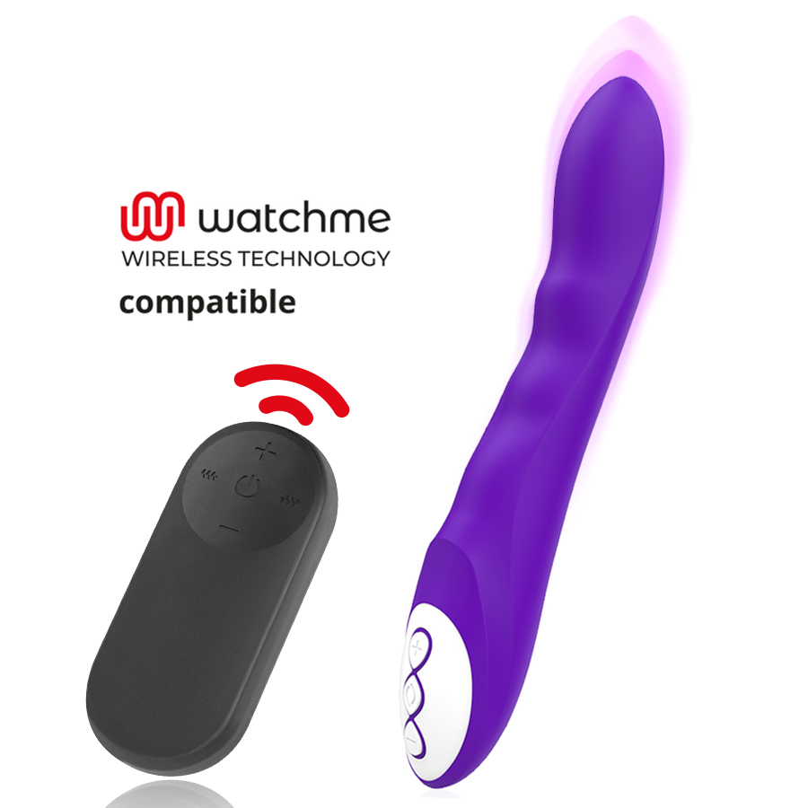 Galatea Dante Violetter Vibrator + Watchme-fernbedienung