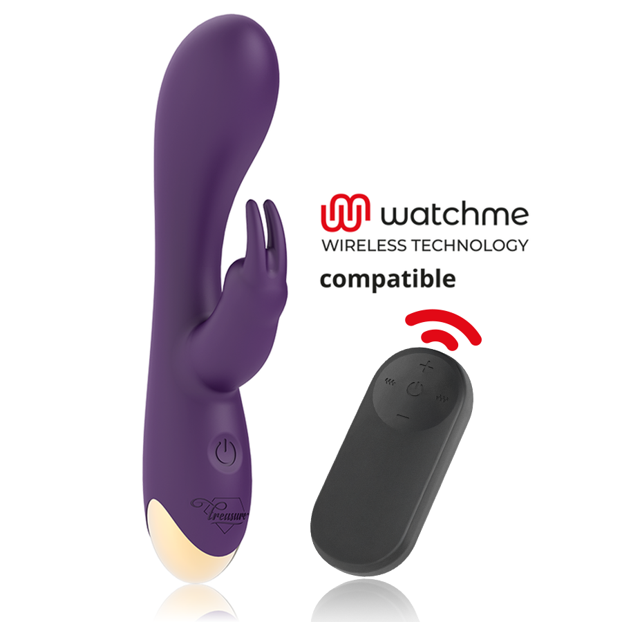 Treasure Laurence Rabbit-Vibrator + WatchMe-Fernbedienung