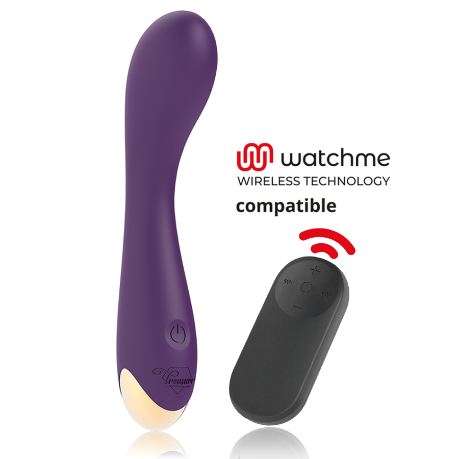 Treasure Hansel G-Punkt-Vibrator + WatchMe-Fernbedienung