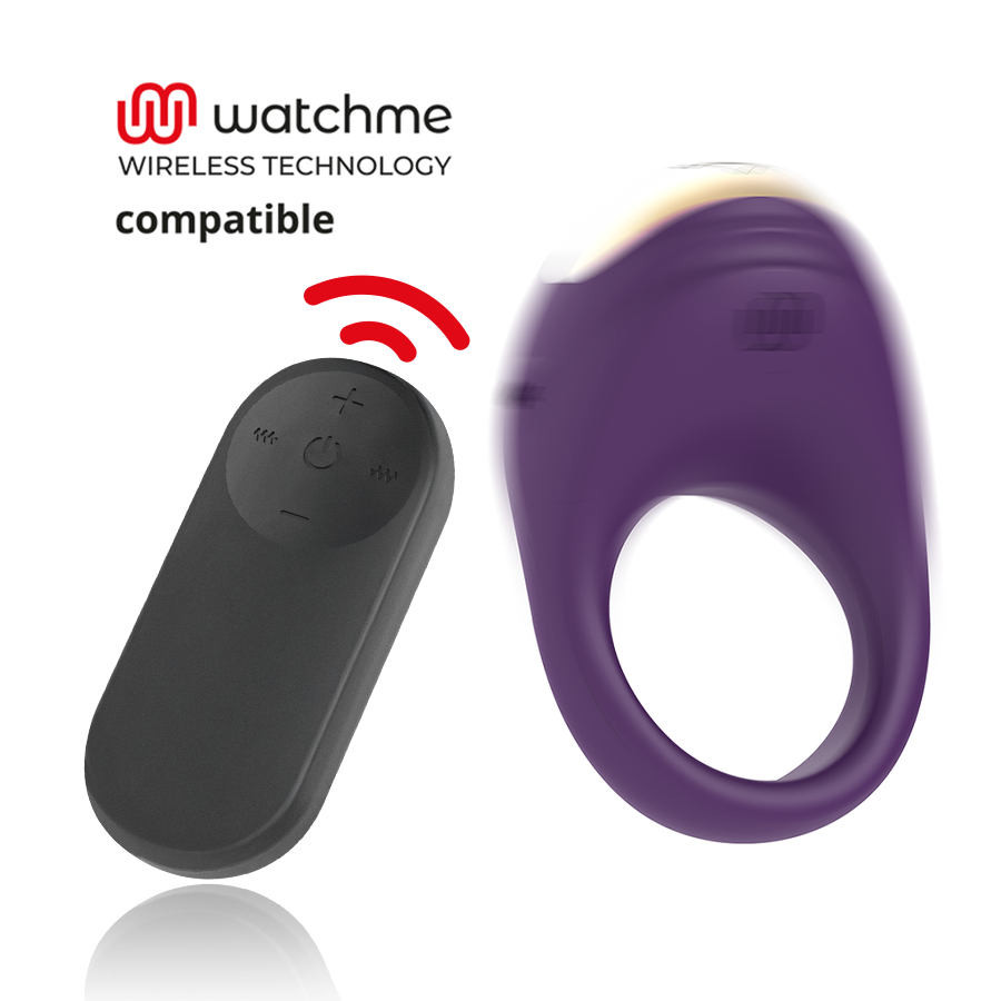 Treasure Robin Vibrationsring + WatchMe-Fernbedienung