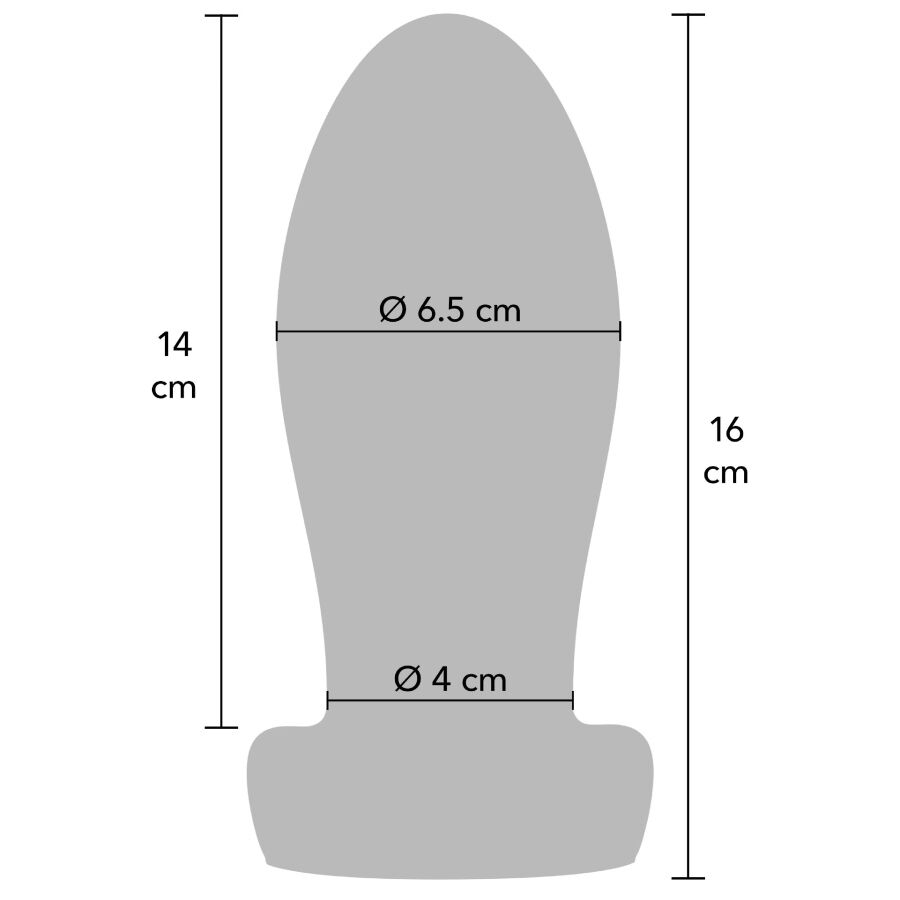 Hidden Desire Extreme Heavy Anal Stretcher Analplug – L