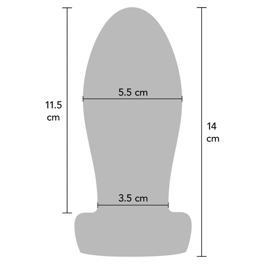 Hidden Desire Extreme Heavy Anal Stretcher Analplug – M