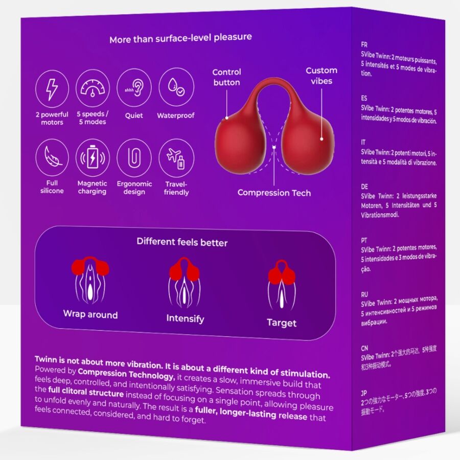 Snail Vibe Twinn Cherry Fingervibrator