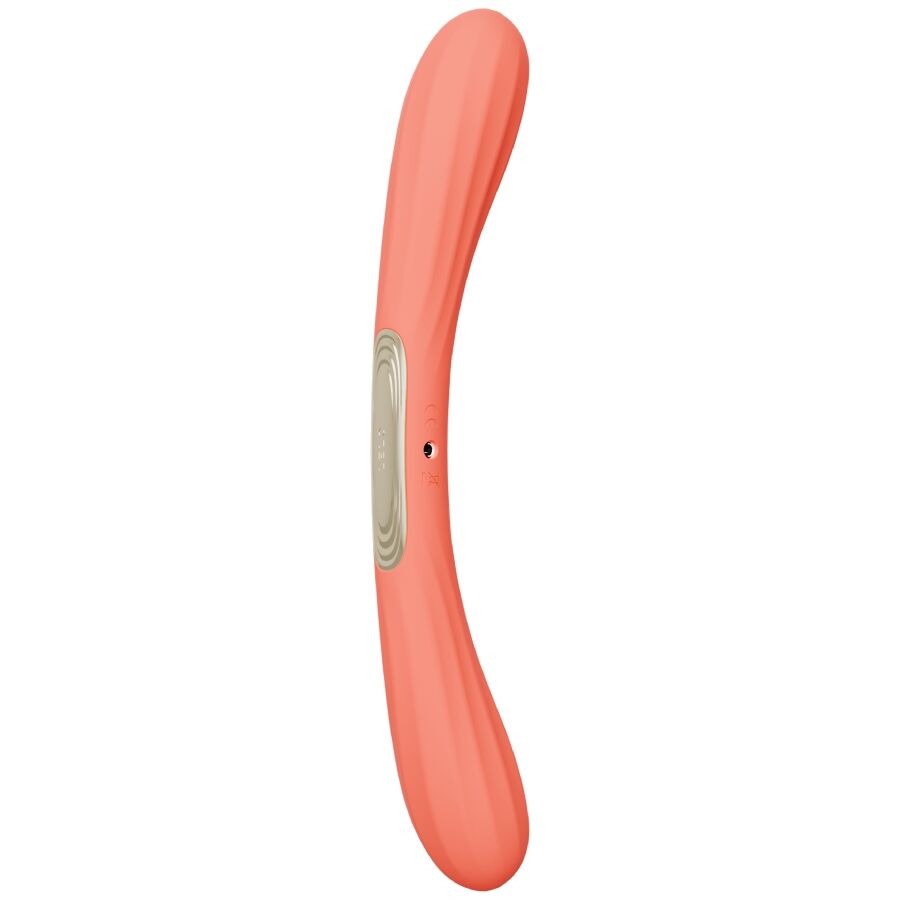 LELO Boomerang Doppelender-Vibrator Korallenrot
