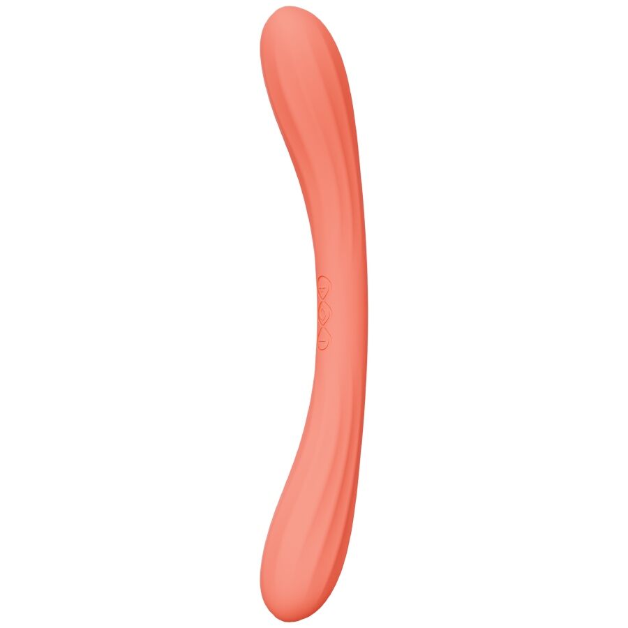 LELO Boomerang Doppelender-Vibrator Korallenrot