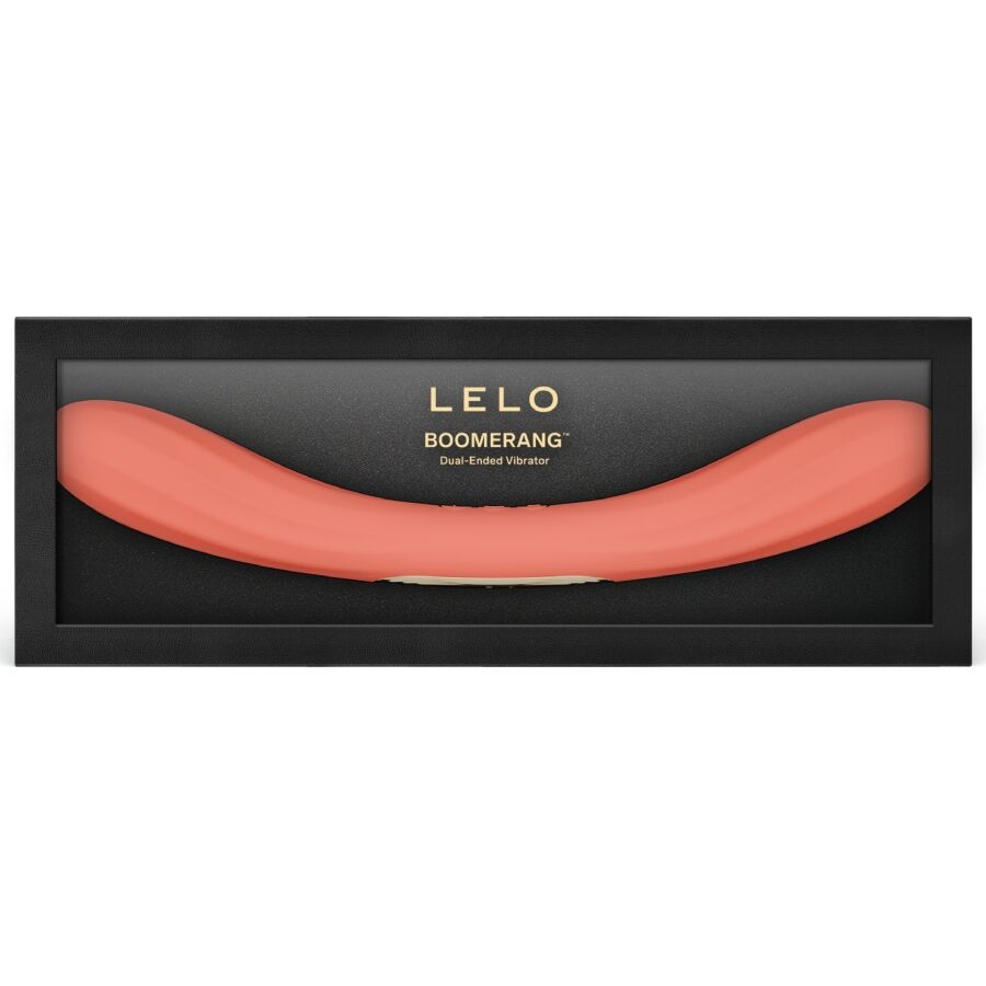 LELO Boomerang Doppelender-Vibrator Korallenrot