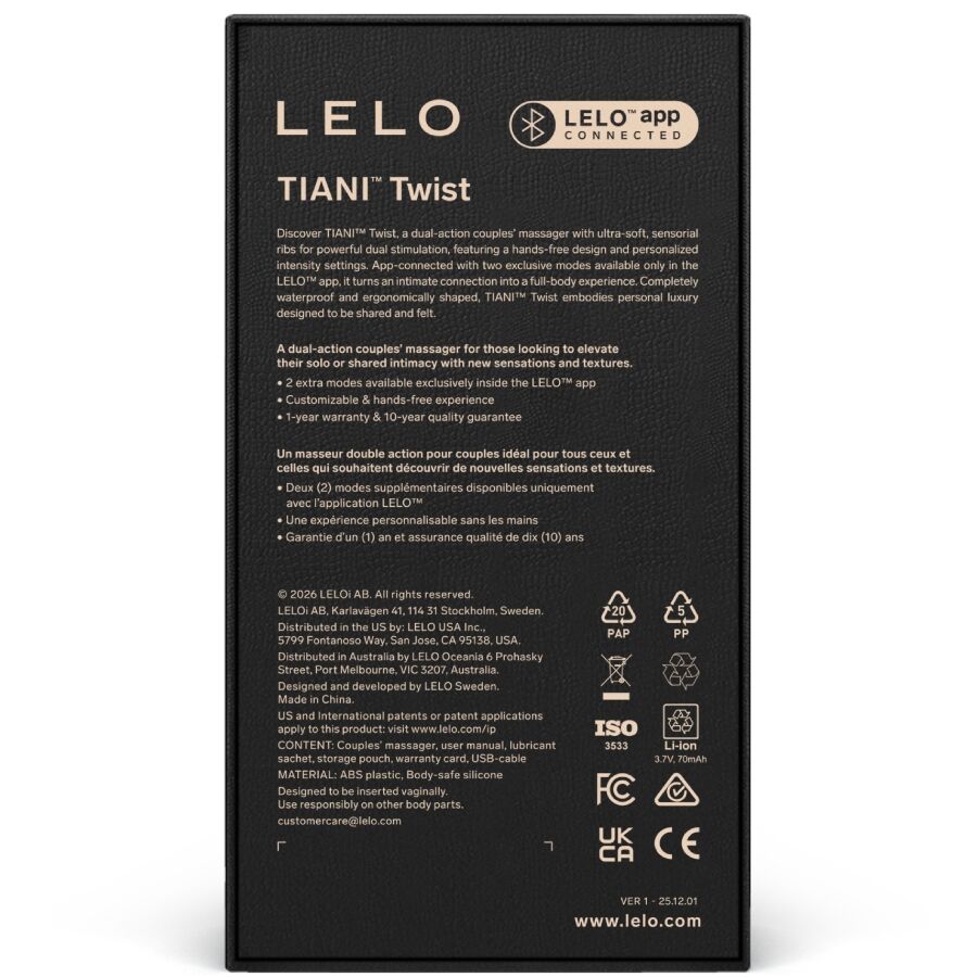 LELO Tiani Twist Paarvibrator Foam