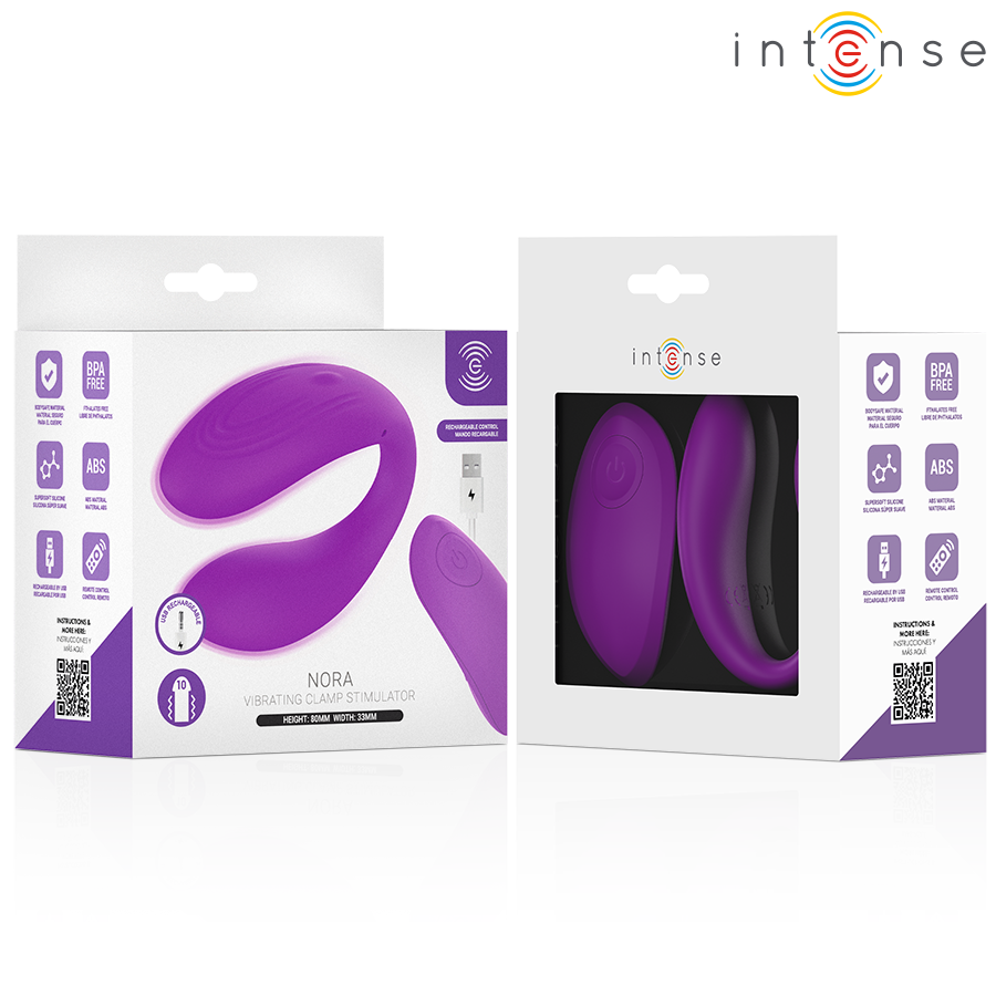 Intense Nora Vibrationsklemmenstimulator Lila