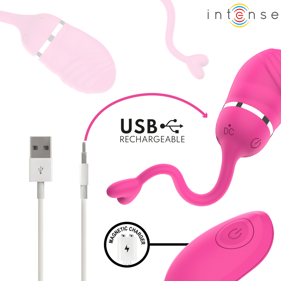 Intense Sookie Fernbedienungs-Vibrationsei Rosa