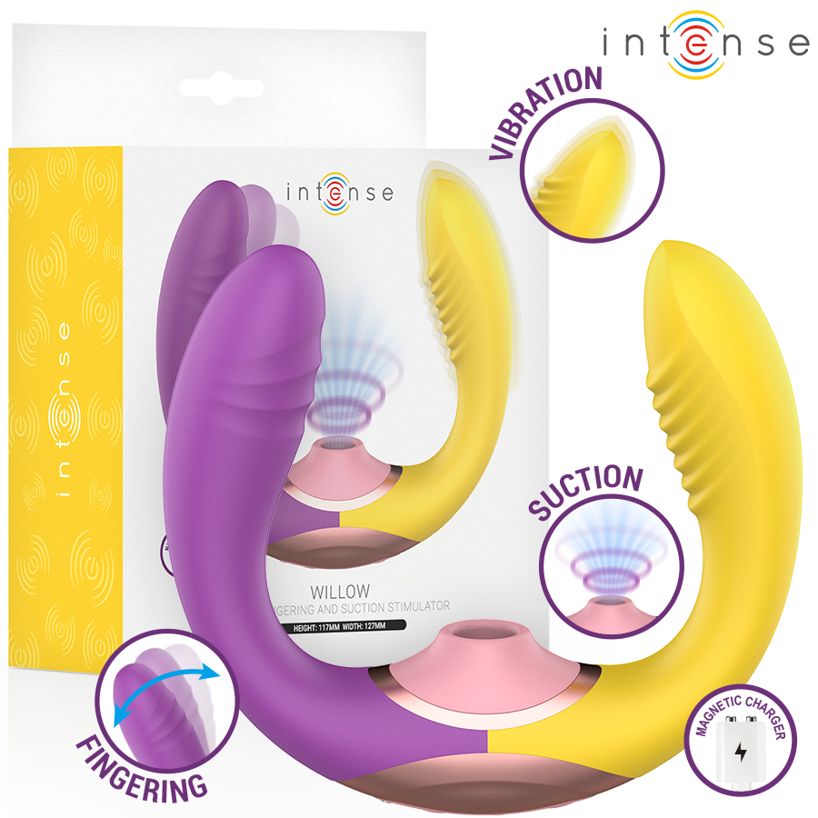 Intense Willow 3-in-1 Saug- und Vibrationsstimulator