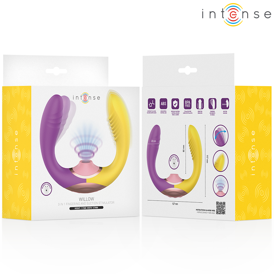 Intense Willow 3-in-1 Saug- und Vibrationsstimulator