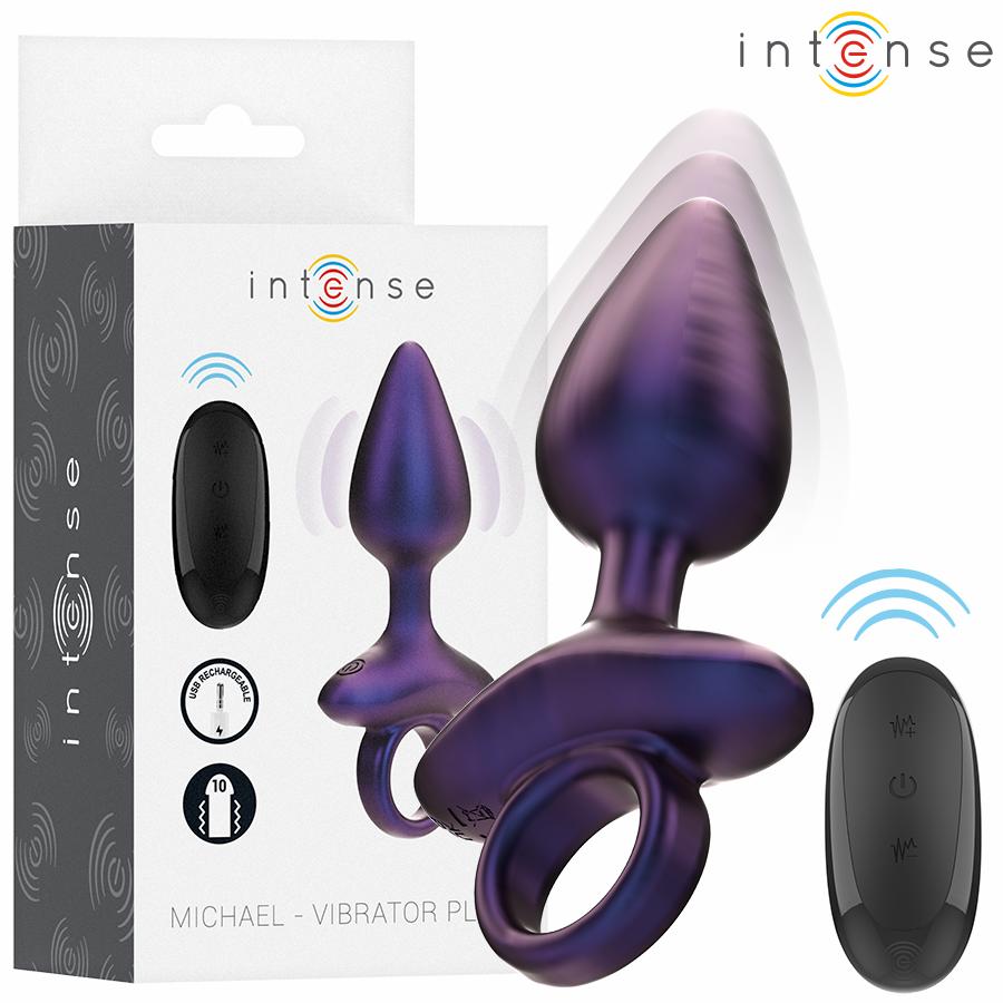 Intense Michael Vibrierender Analstecker Modell 2 Fernbedienung