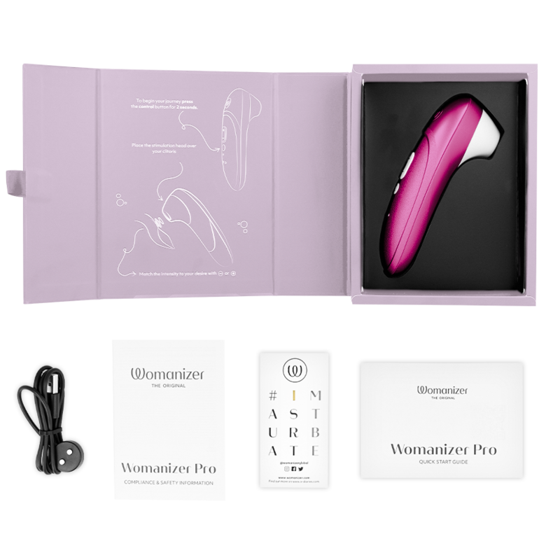 Womanizer Pro Vibrant Klitoralstimulator Pink