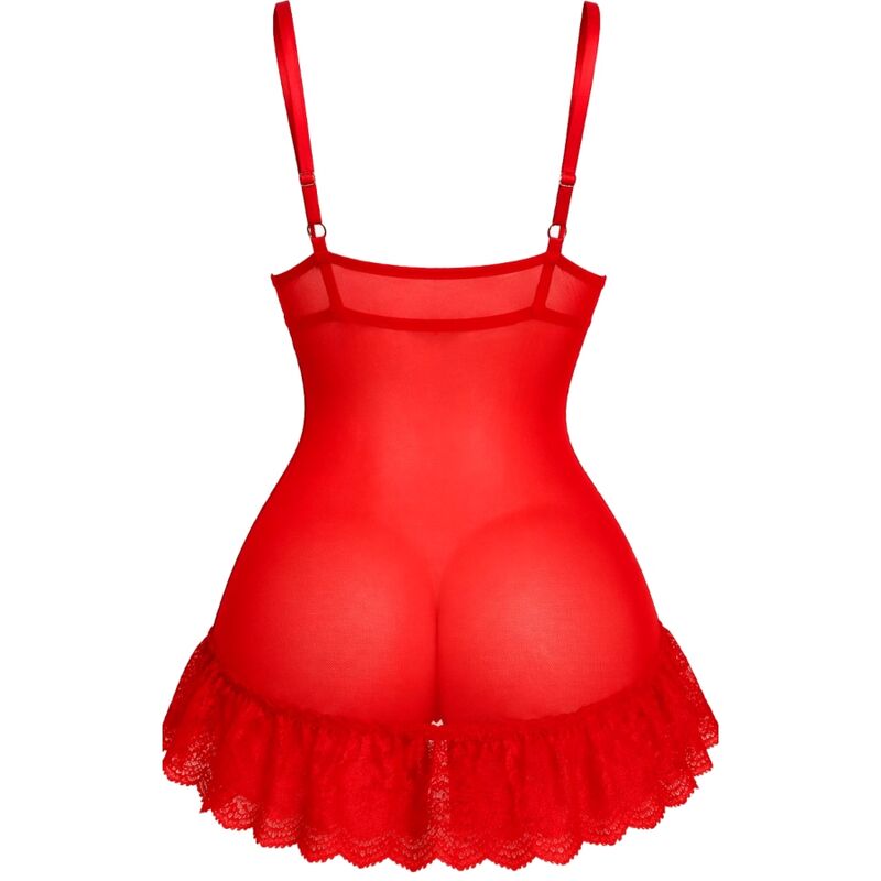 LIVCO CORSETTI FASHION - NUIT SET T-SHIRT + ROTER STOß 2028 L/XL