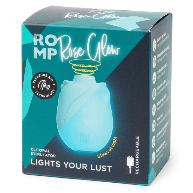 ROMP Rose Glow Klitoris-Sauggeraet – leuchtet im Dunkeln