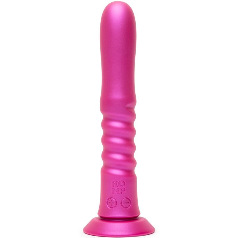 ROMP Jiggle Auf-und-ab-Vibrator mit Saugnapf – Rosa