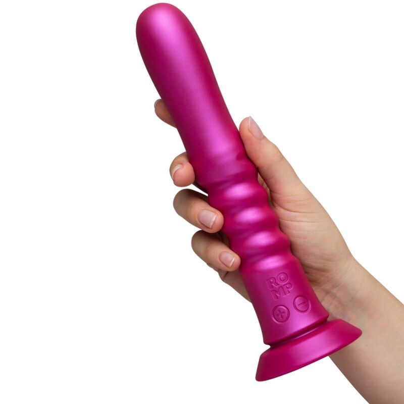 ROMP Jiggle Auf-und-ab-Vibrator mit Saugnapf – Rosa